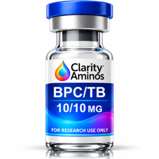 Clarity Aminos BPC/TB 10/10 mg vial. Research use only.