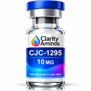 Clarity Aminos CJC-1295 10 mg vial. Research use only.