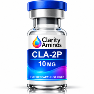 Clarity Aminos CLA-2P 10 mg vial. Research use only.