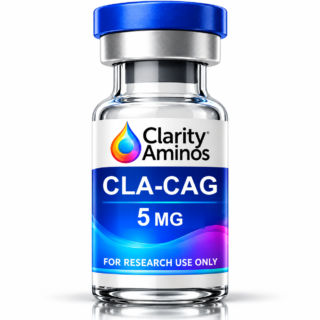 Clarity Aminos CLA-CAG 5 mg vial. Research use only.