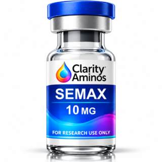 Clarity Aminos Semax 10 mg vial. Research use only.
