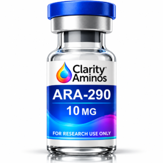 Clarity Aminos ARA-290 10 mg vial. Research use only.